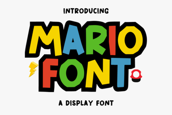 Creative Mario Font Design for Your Projects