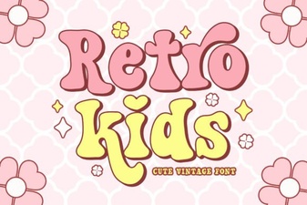 Retro Kids Fonts for Fun & Creative Projects