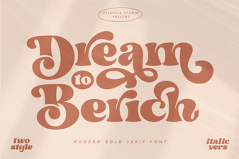 Dream to Berich Font: Design & Creative Resources